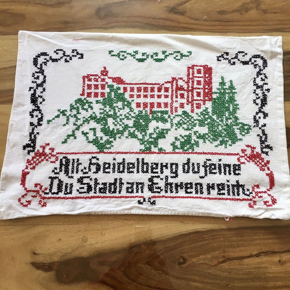 Vintage Hand Embroidery Pillow cover